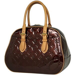 Louis Vuitton Summit Drive Handbag Vernis Patent Amarante Purple